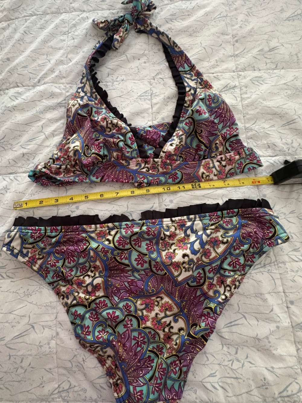 Kenneth Cole Bikini Size L - Picture 3 of 7